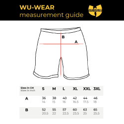 Wu Wear - Wu 36 Sweatshort - Pantalones de Chándal - Wu-Tang Clan